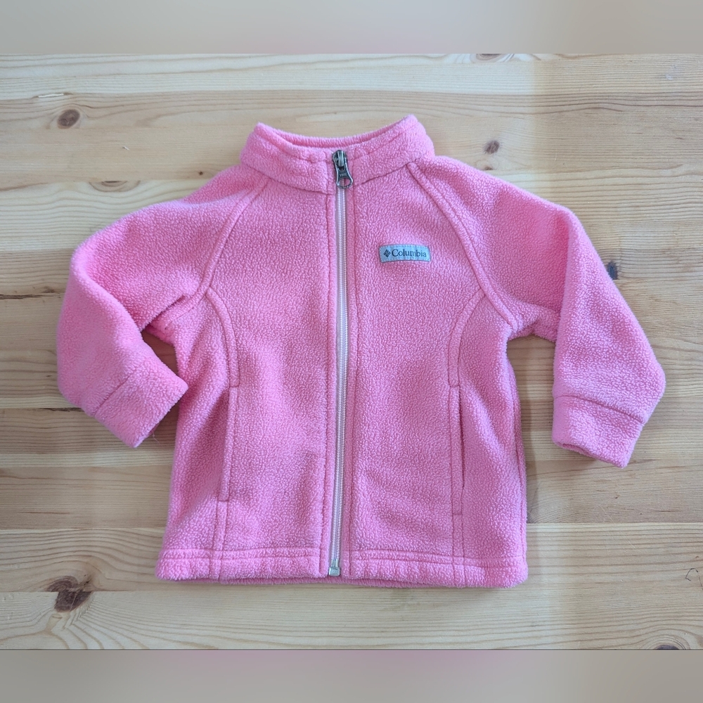 Columbia baby girl fleece zip up jacket